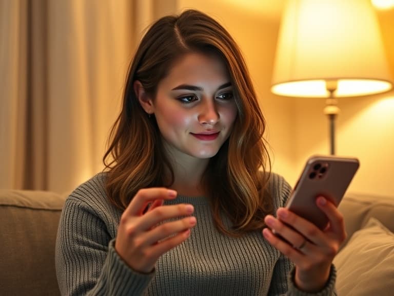 Adult in a calm moment of reflection — a quieter social season